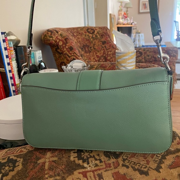 Coach Georgie Mint Green Bag With Straps NWT - Picture 5 of 11